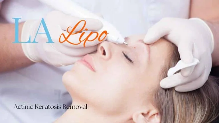 Woman receiving Actinic Keratosis Removal Treatment Brentwood