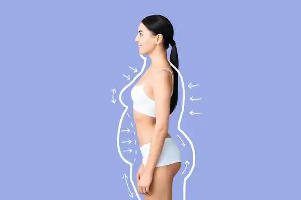 image of woman experiencing fat reduction treatment Brentwood