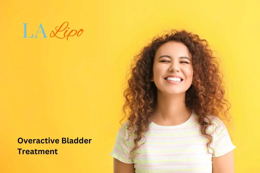 woman smiling about overactive bladder treatment Brentwood solutions