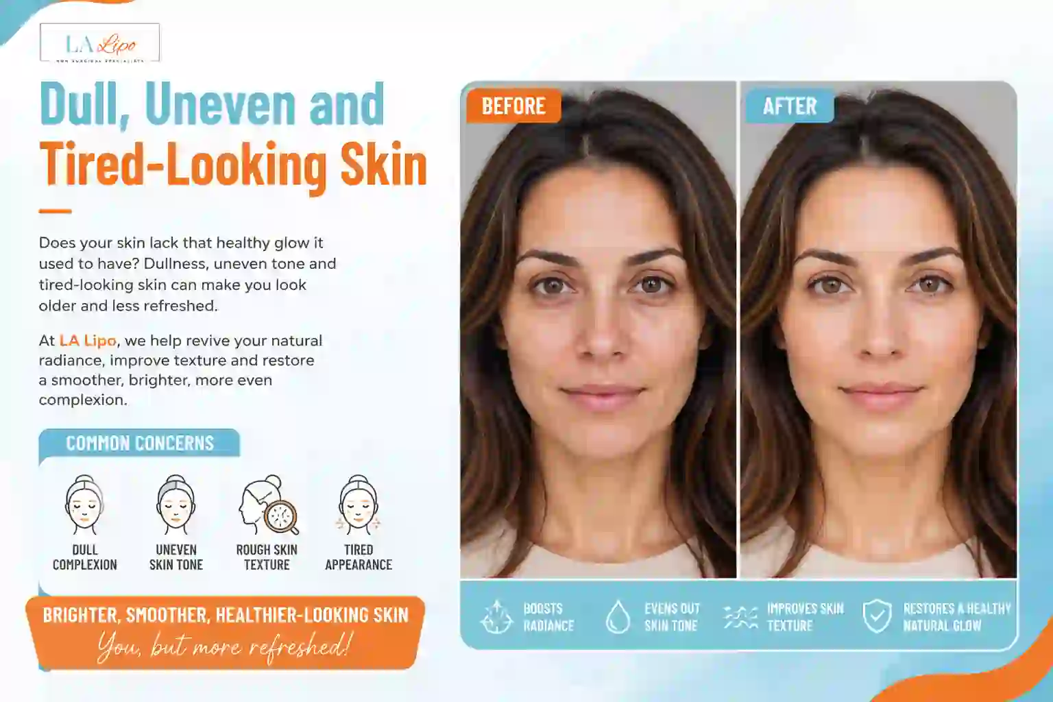 Sign #5: Dull, Uneven and Tired-Looking Skin Brentwood